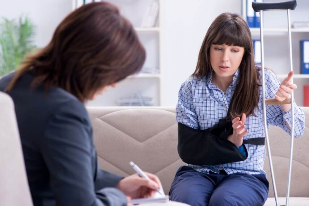 Injured in an accident