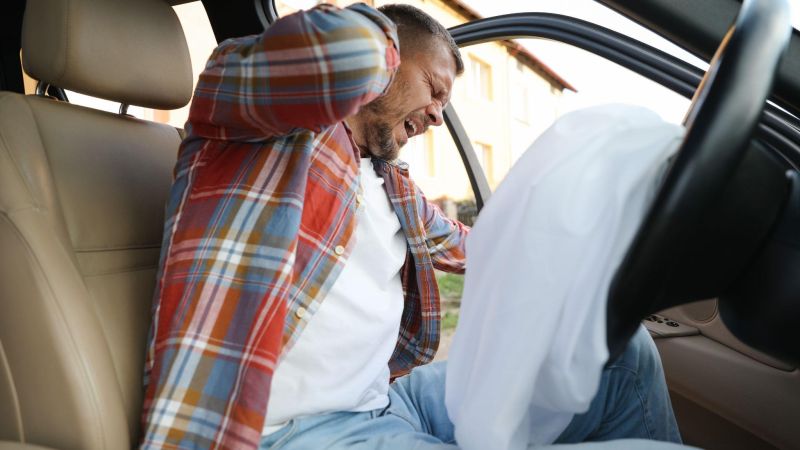 Pain from an air bag
