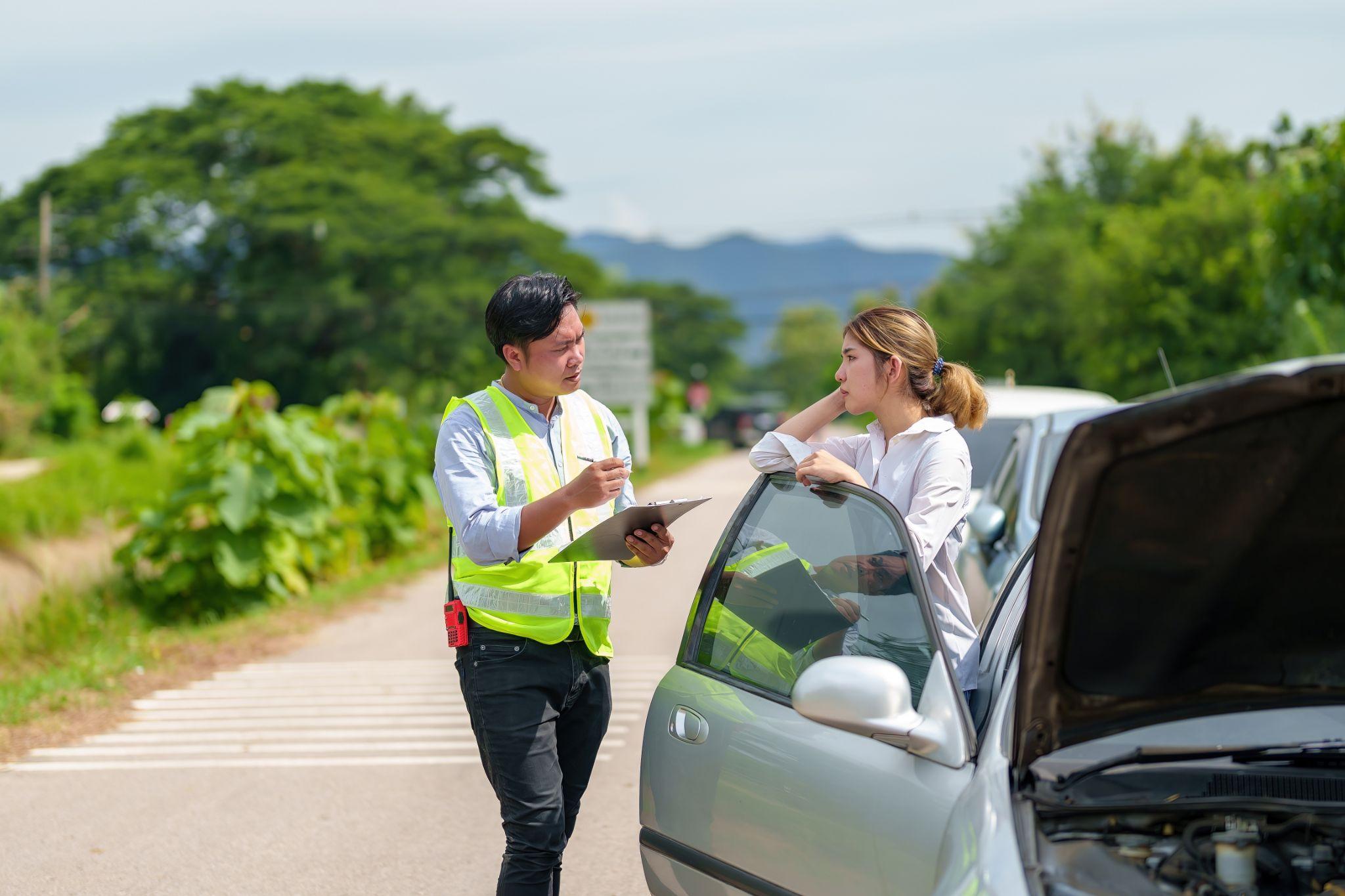 meeting with the insurance adjuster